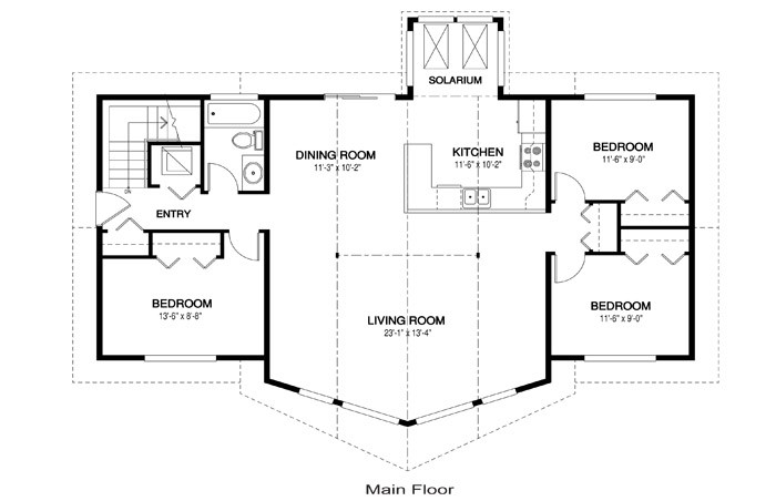  The Ponderosa custom home design floor plan