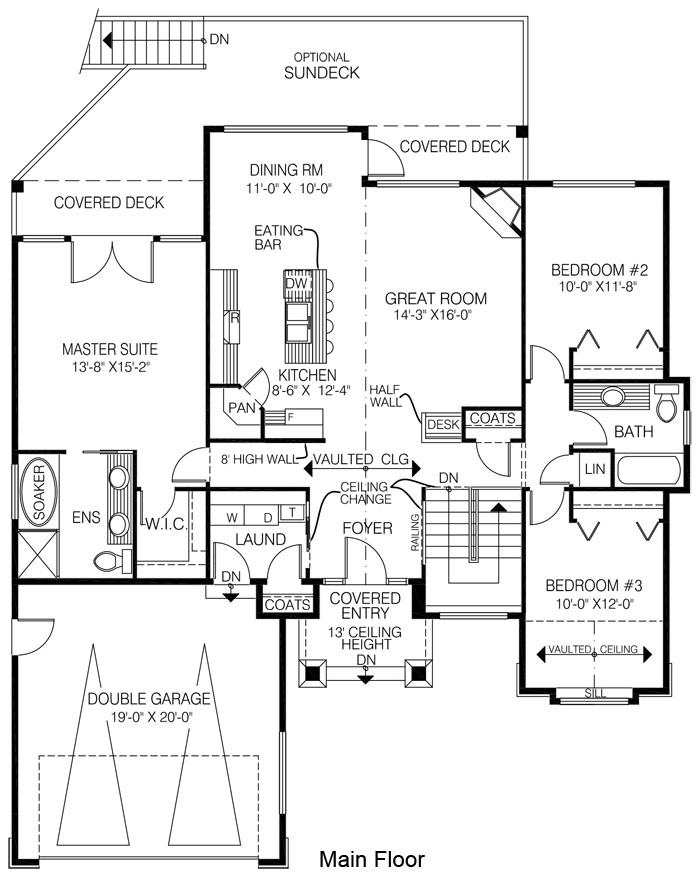  The Quincy custom home design floor plan