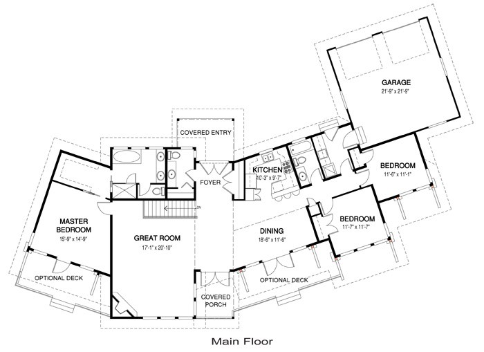  The Salish custom home design floor plan