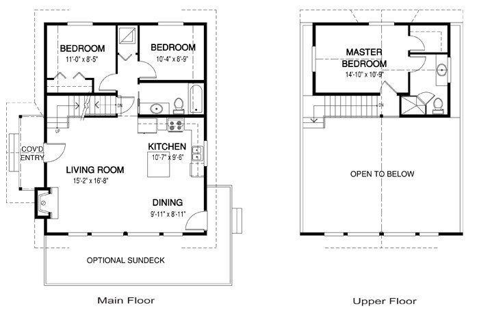  The Sebright custom home design floor plan
