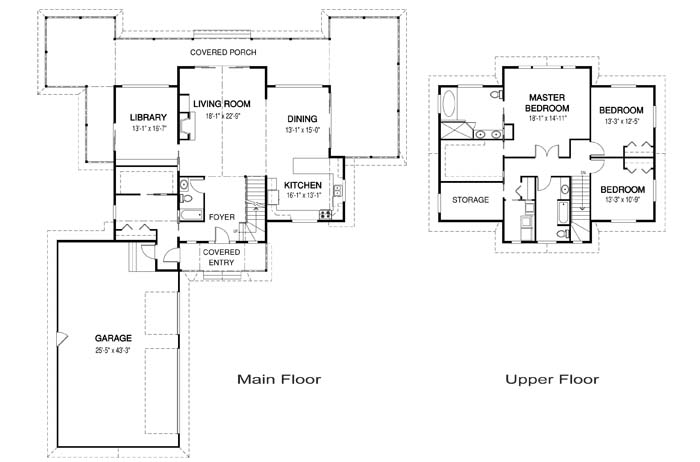  The Serenity custom home design floor plan