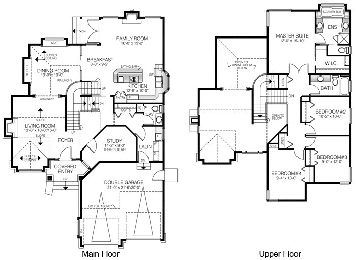  The Singleton custom home design floor plan