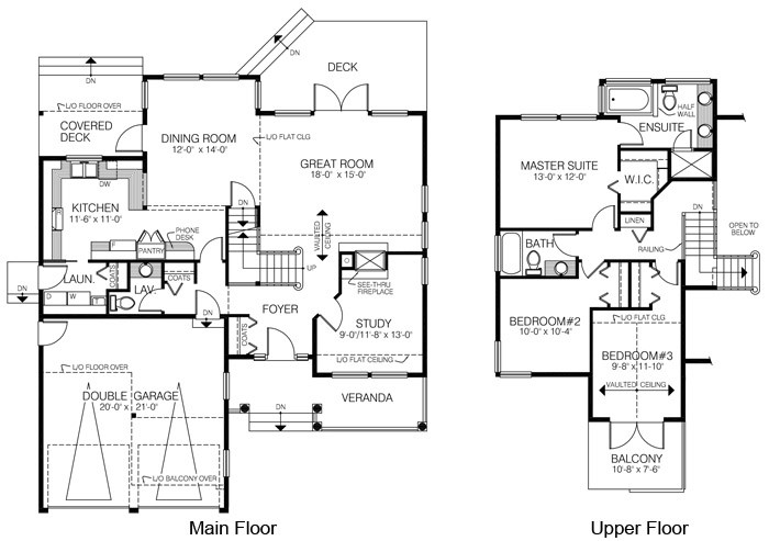  The Stanton custom home design floor plan