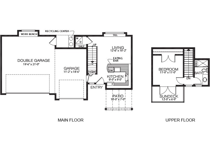  The Tofino custom home design floor plan
