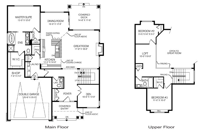  The Valleyfield custom home design floor plan