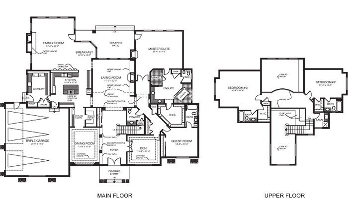  The Verona custom home design floor plan