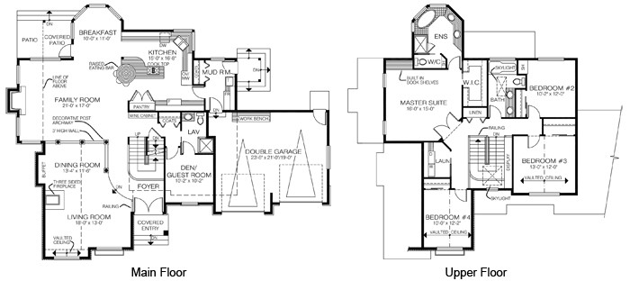  The Walcot custom home design floor plan
