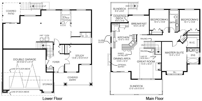  The Walker custom home design floor plan