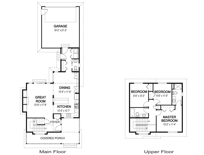  The Wilkinson custom home design floor plan