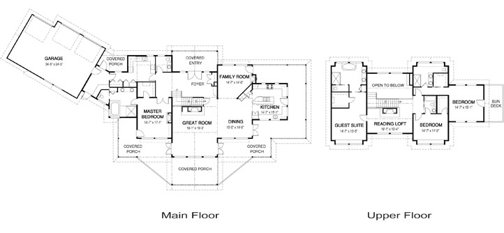  The Woodburn custom home design floor plan