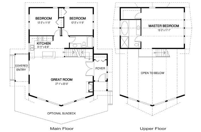  The Fairmont 1 custom home design floor plan