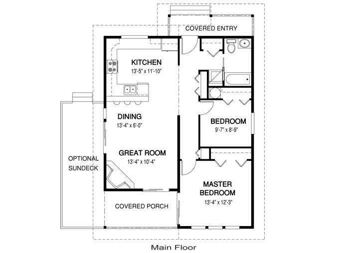  The Paxton custom home design floor plan