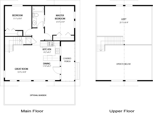  The Petrel custom home design floor plan
