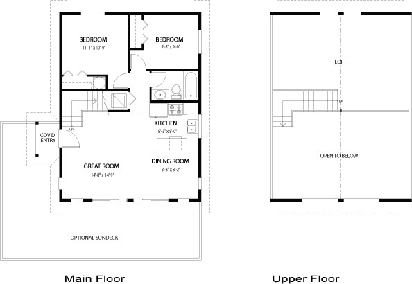  The Quail custom home design floor plan