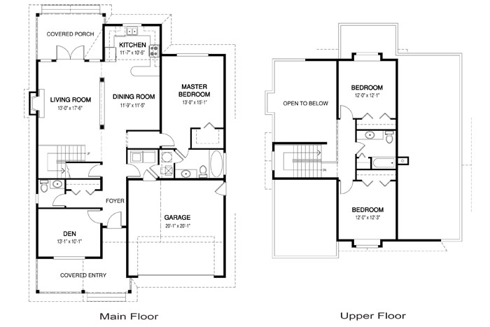  The Redmond custom home design floor plan