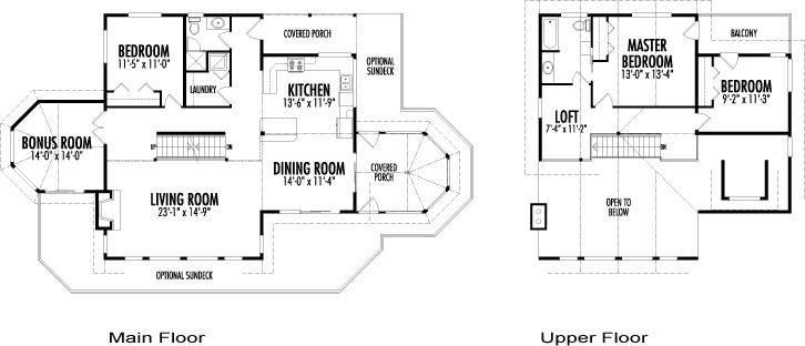  The Retreat custom home design floor plan