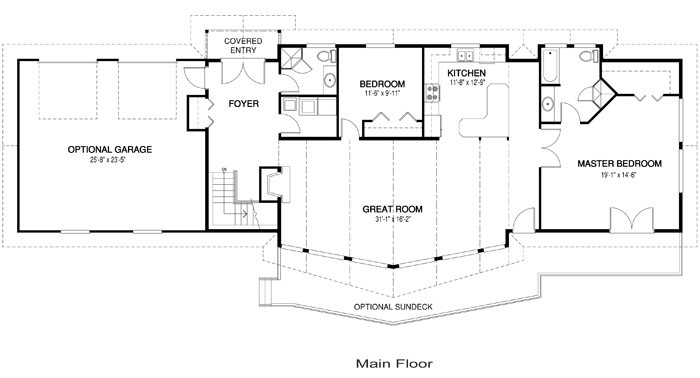 The Riviera custom home design floor plan