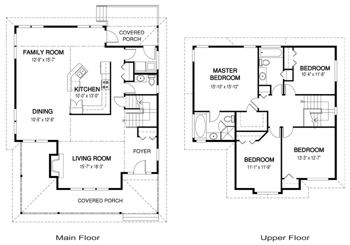  The Robson custom home design floor plan