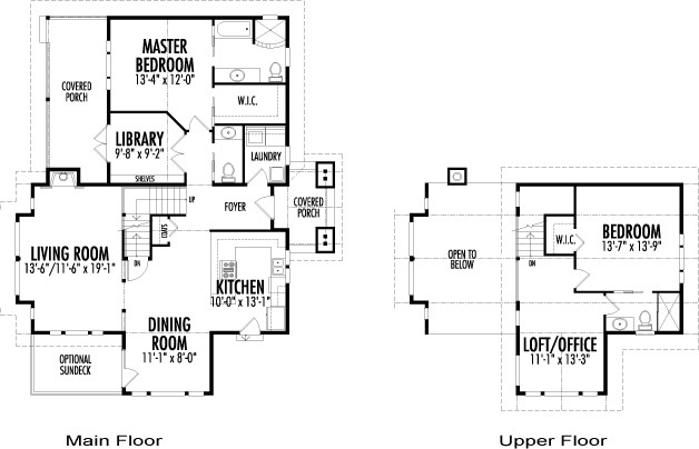  The Sebastian custom home design floor plan