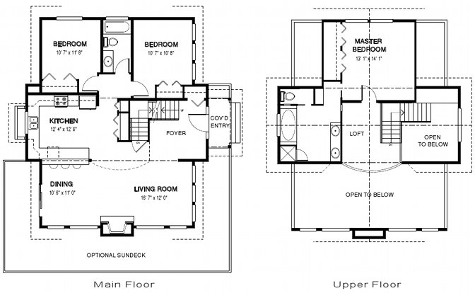  The Shawnigan custom home design floor plan