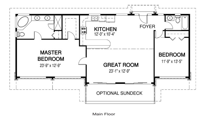  The Silva Bay custom home design floor plan