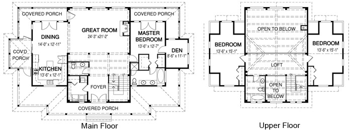  The Stoneham custom home design floor plan