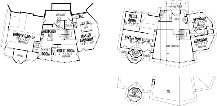  The Summit custom home design floor plan