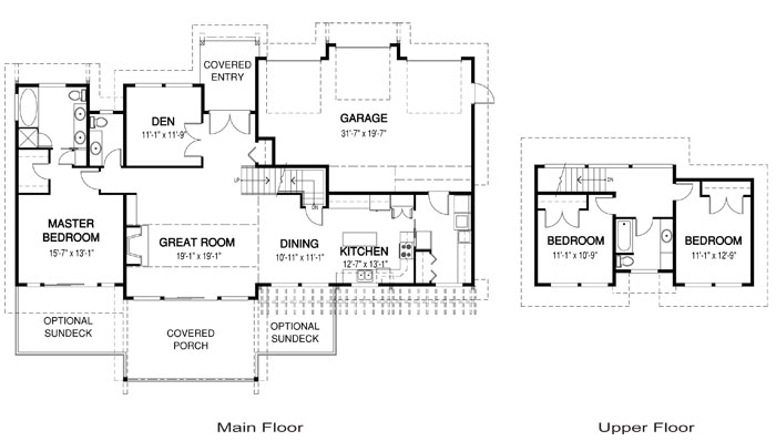  The Tobiano custom home design floor plan