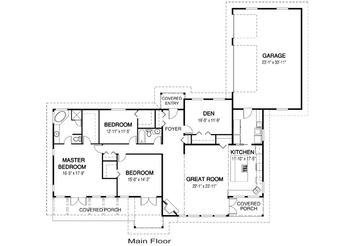  The Toverno custom home design floor plan