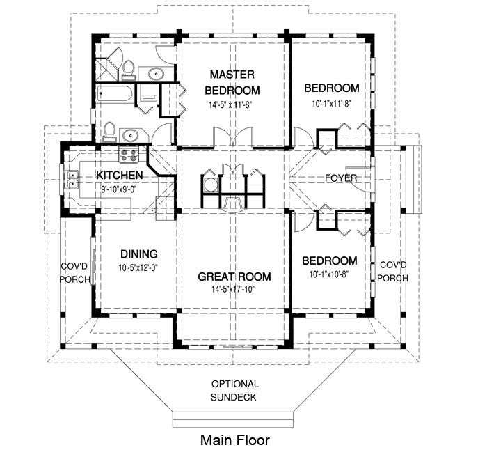  The Tyndale custom home design floor plan