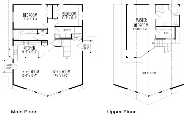  The Vail custom home design floor plan