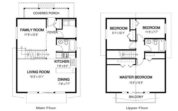  The Vantage custom home design floor plan