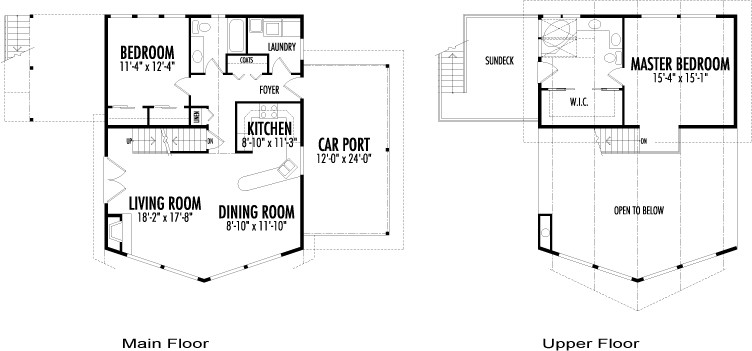  The Woodland custom home design floor plan