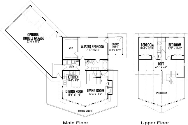  The York custom home design floor plan