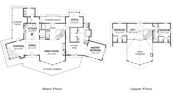  The Yukon custom home design floor plan