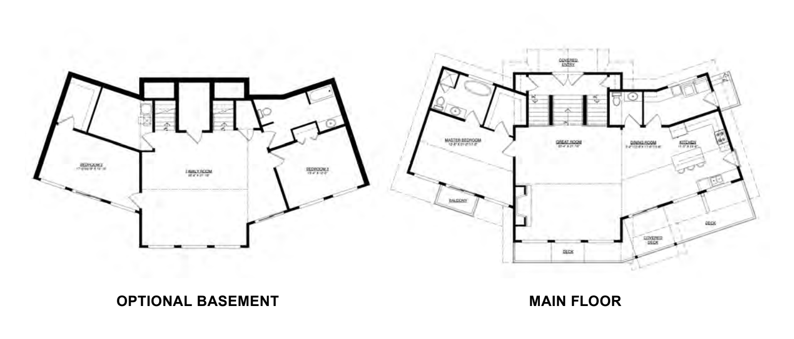 Custom Timber Ridge Homes blueprint