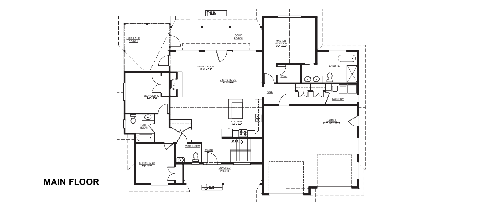 Custom Timber Ridge Homes blueprint